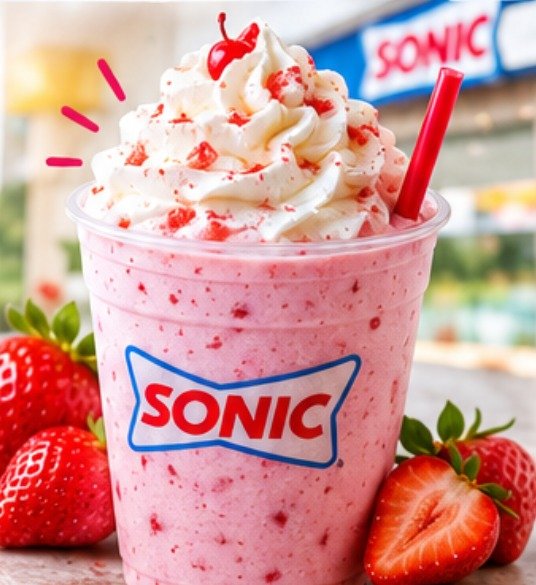 Sonic strawberry shake sizes and ordering guide